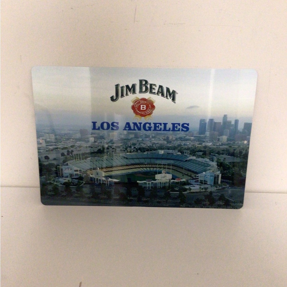 Jim Beam Whiskey Los Angeles Wall Art metal display sign